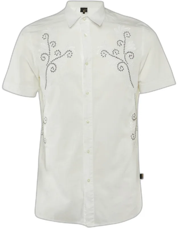 Embroidered Cotton Slim Fit Shirt