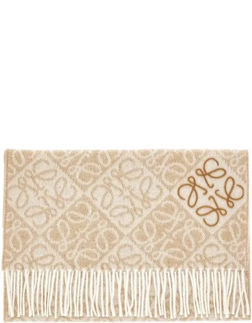 Anagram Wool And Cashmere Scarf