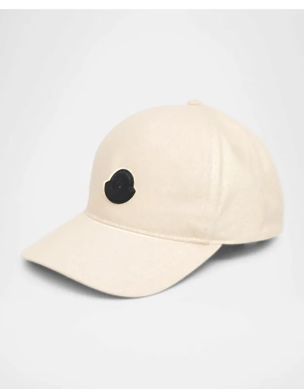Logo Emblem Cotton Baseball Cap