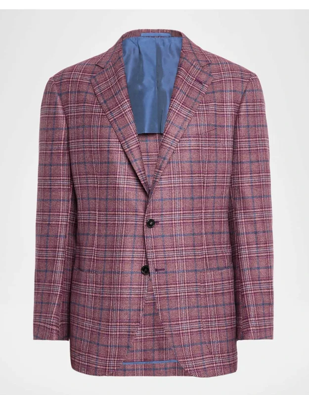 Cashmere Windowpane Check Sport Coat