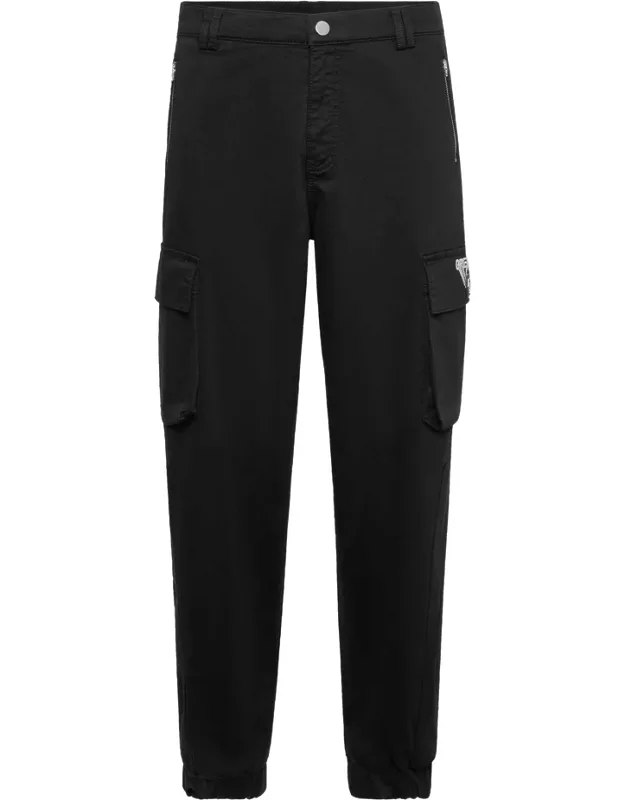 Greatness Embroidered Cargo Trousers