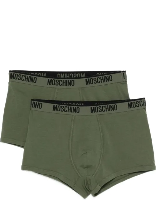 Logo-waistband Boxers (pack Of Two)