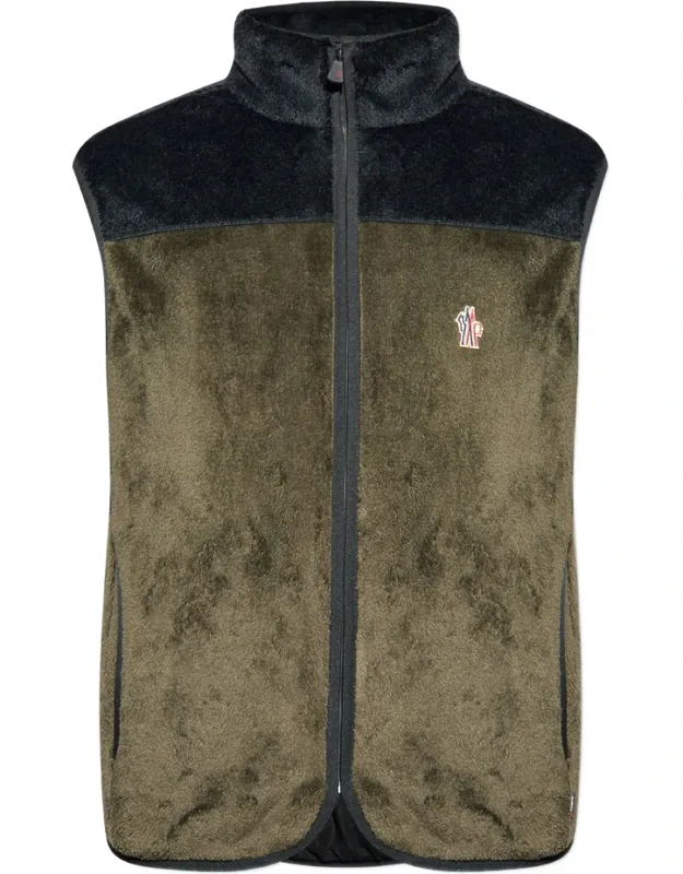 Zip-fastening Logo Gilet