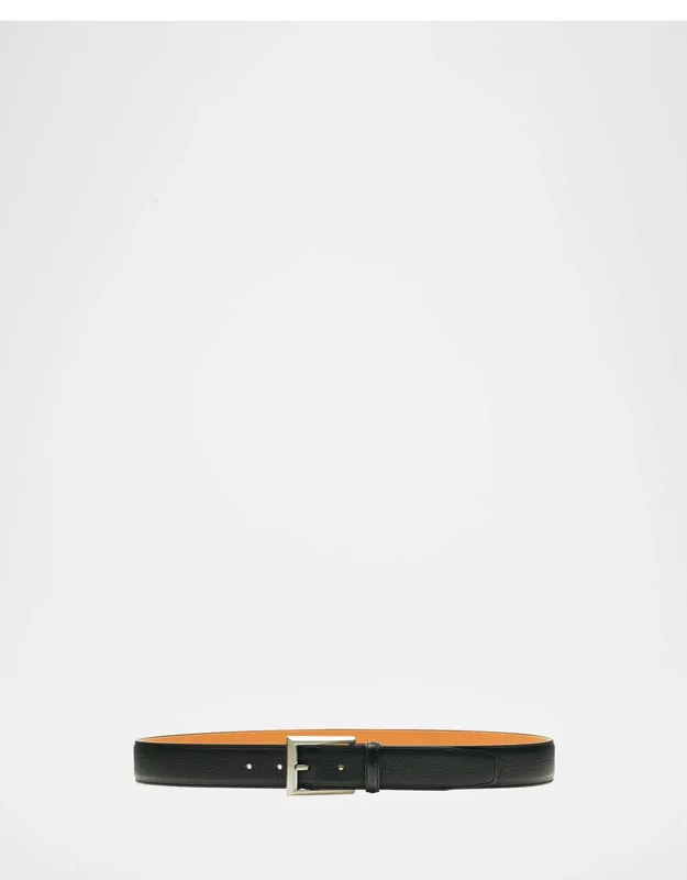 Rocas Pebbled Leather Belt
