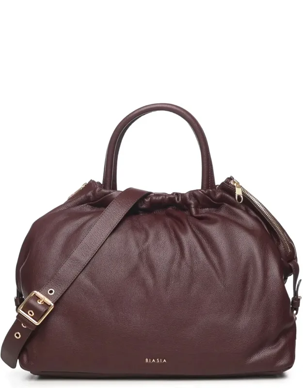 Leather Bag With Logo