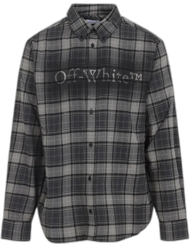 Spray Book Check Flannel Shirt