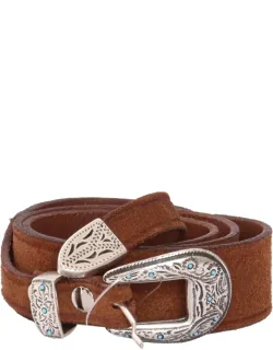 Belt With Threading And Studs