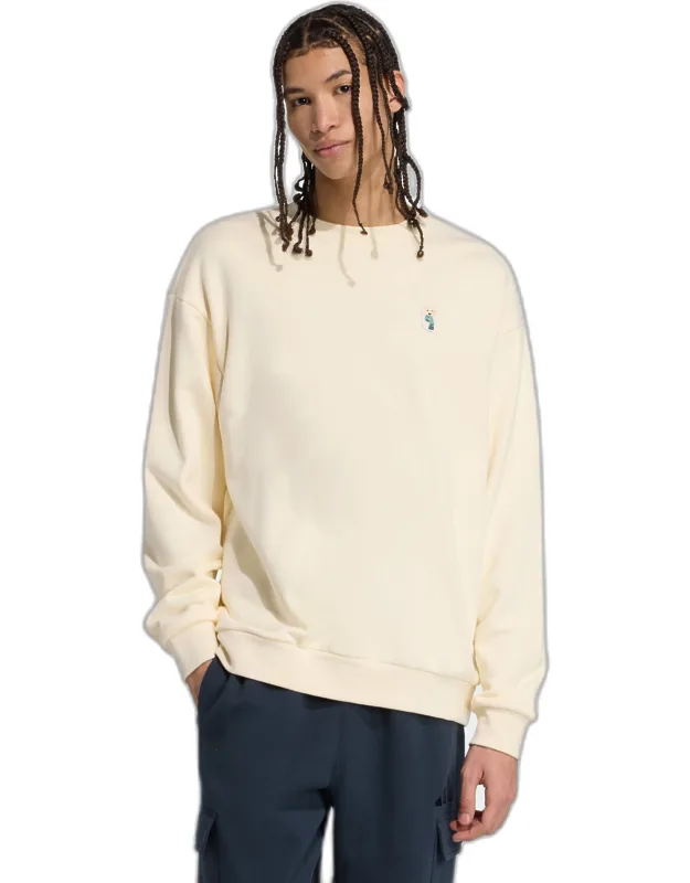 Dog Sock Patch Graphic Sweatshirt