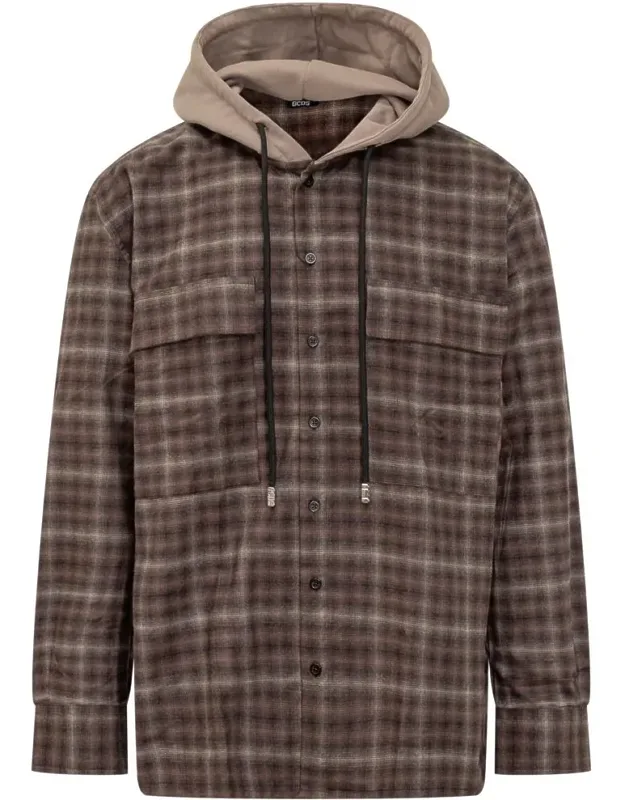 Hooded Check Shirt