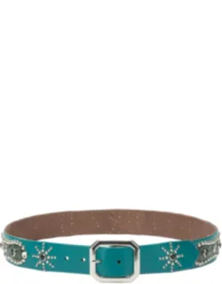 Leather Belt With Decorations