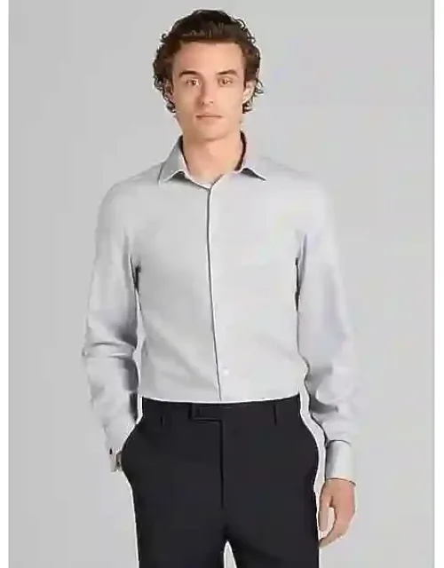 Slim Fit Solid French Cuff Dress Shirt