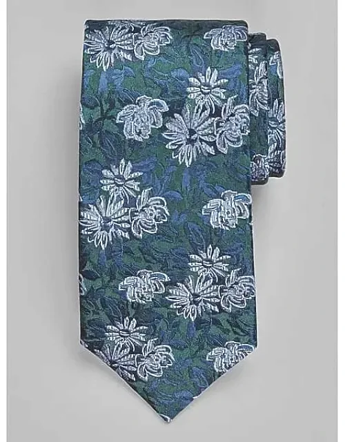 Scribbled Floral Tie