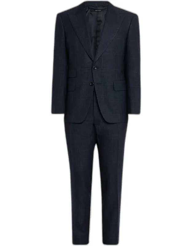 Check Single-breasted Suit