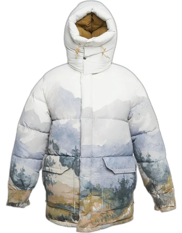 Printed Down Ski Jacket