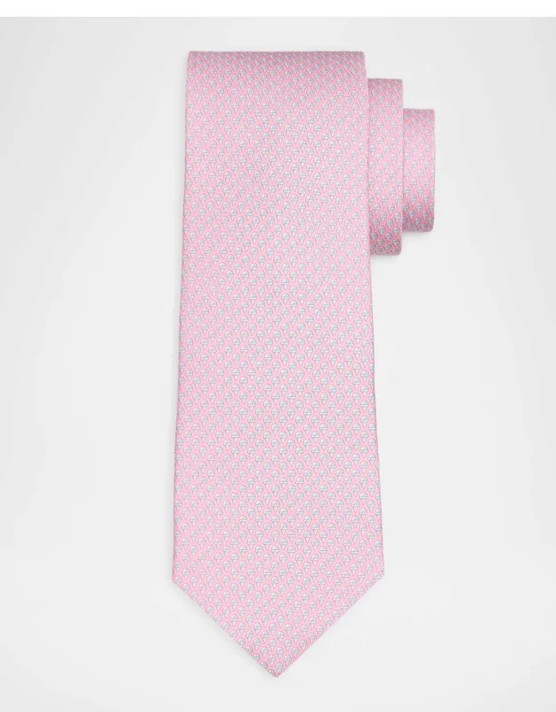 Micro-ice Cream Print Silk Tie