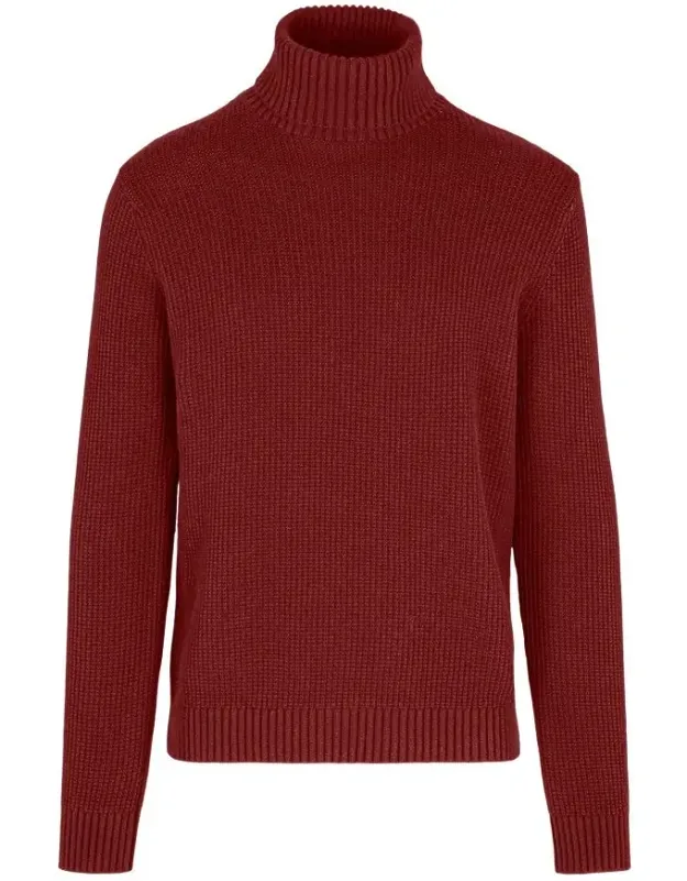 Ribbed Turtleneck Sweater