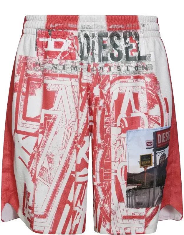 Graphic Print Shorts