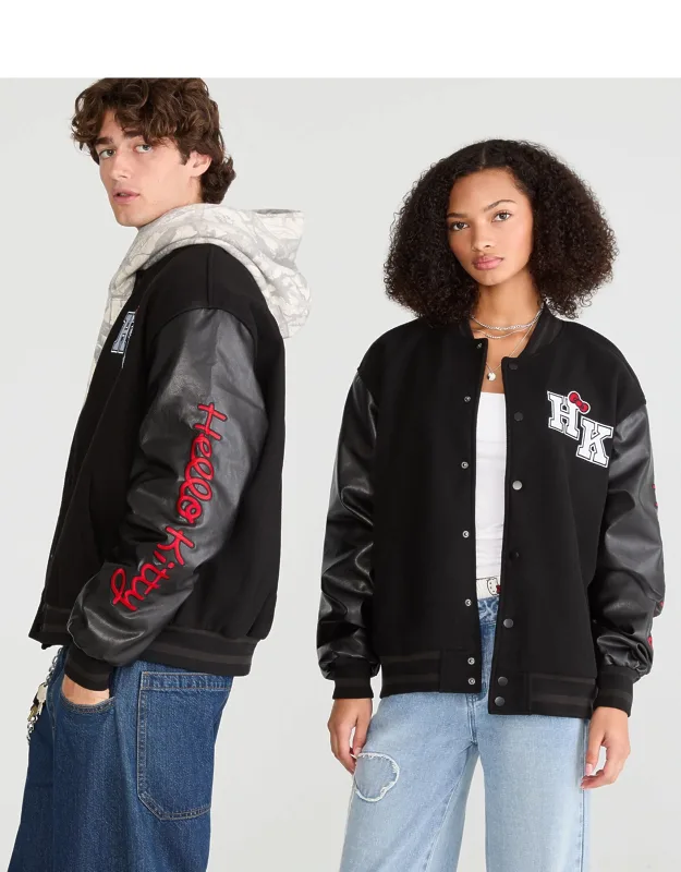 Hello Kitty Varsity Bomber Jacket