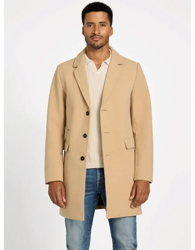 Wool-blend Coat