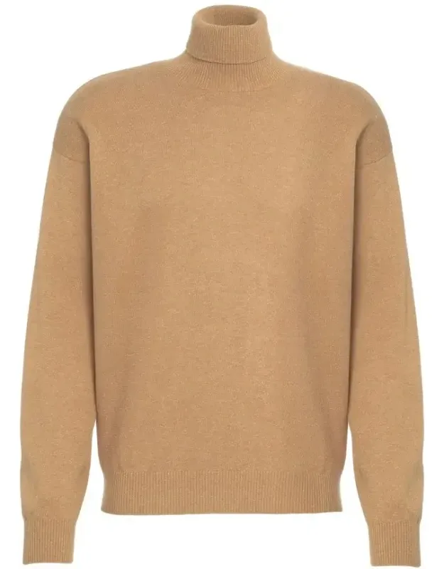 Relaxed Fit Turtleneck Sweater