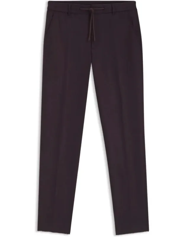 Brushed Tapered-fit Trousers