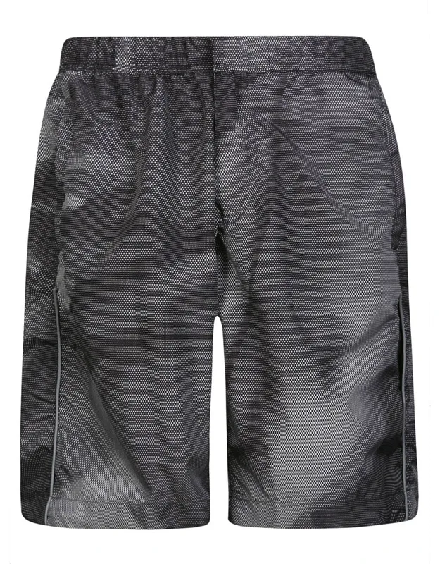 Crinkled Texture Bermuda Shorts