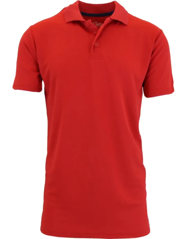 Tagless Dry-fit Moisture-wicking Polo Shirt