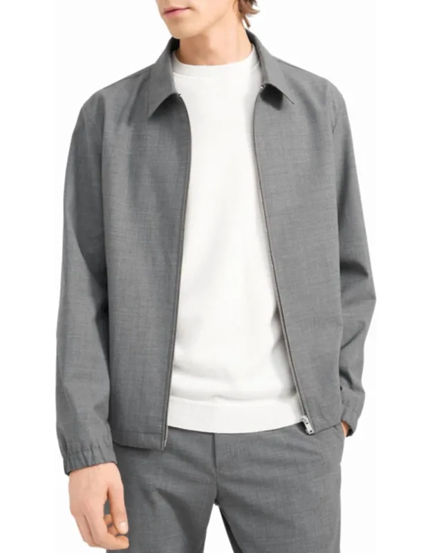Brody Full Zip Wool Outerwear Jacket