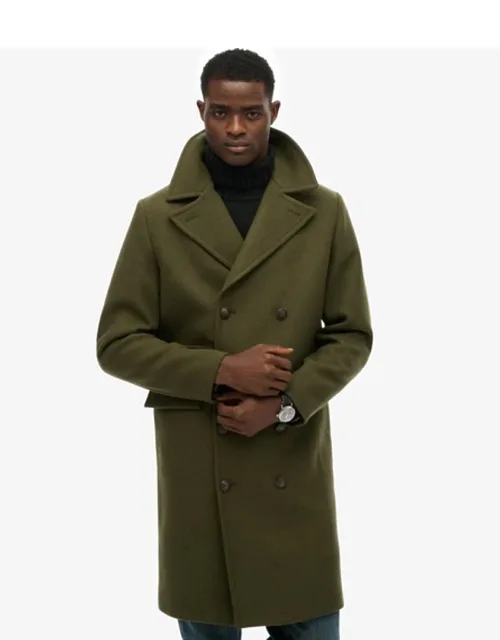 Wool Blend Long Coat