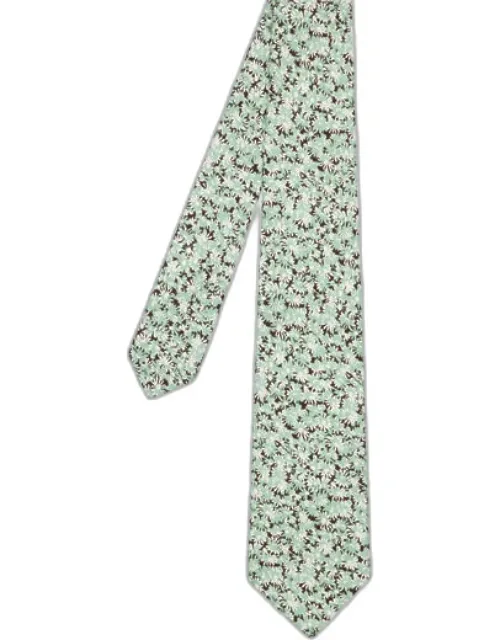 Digital Floral Print Tie