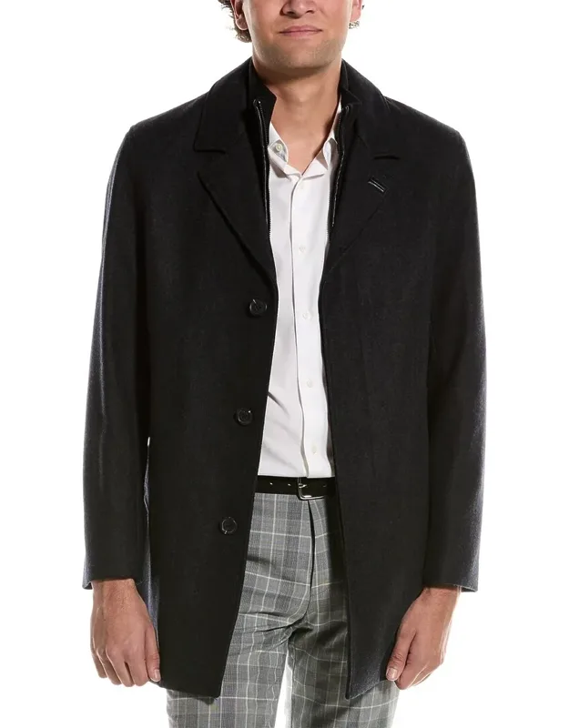 Melton 3-in-1 Wool-blend Coat
