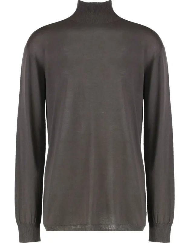 Sweater With Turtleneck In Cotton