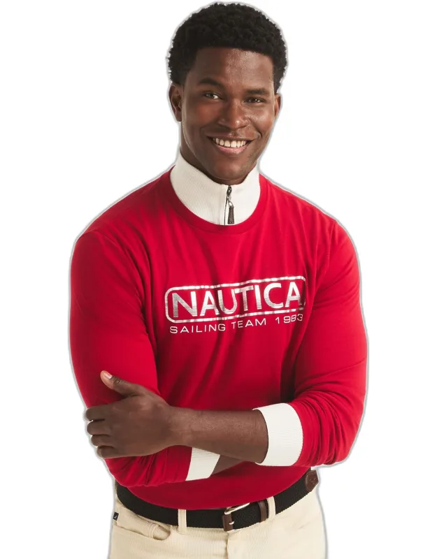 Foil Logo Graphic Long-sleeve T-shirt