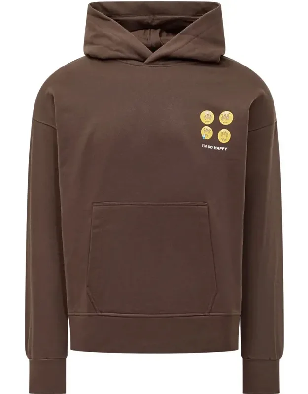 Hoodie With Smiley Print