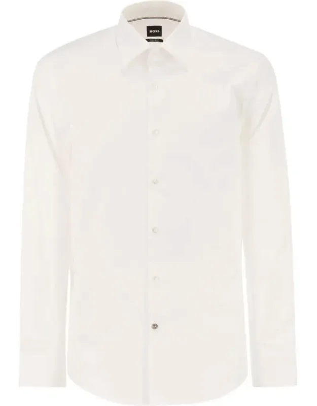 Regular Fit Shirt In Easy-iron Cotton Poplin