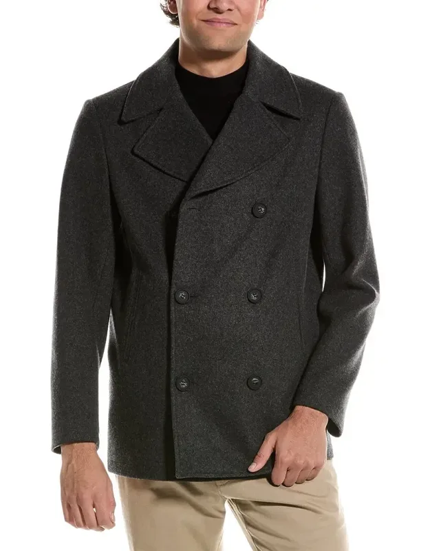 Wool-blend Coat