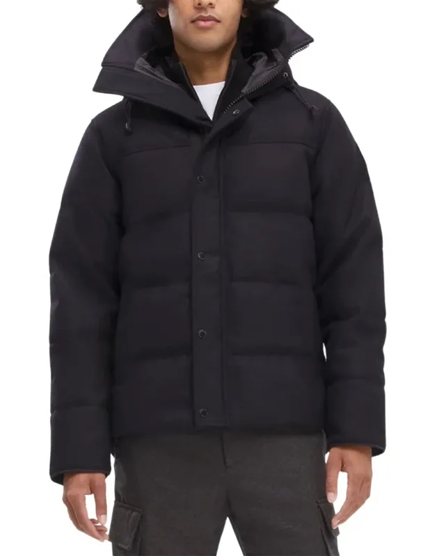 Wool-blend Parka
