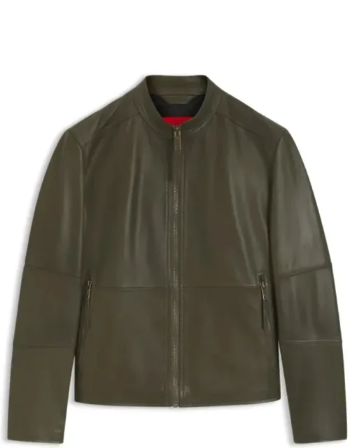 Grained-leather Jacket