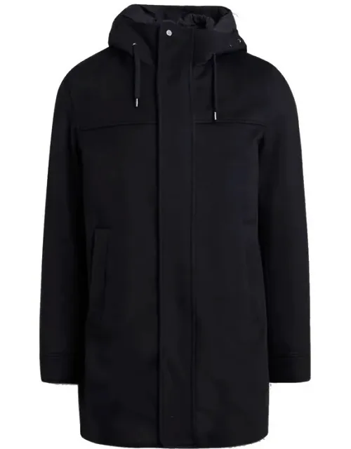 Wool Cashmere Hooded Coat