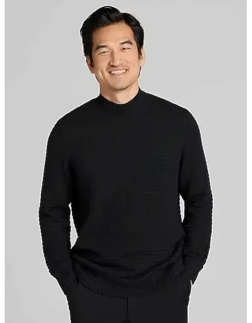 Chunky Knit Mock Turtleneck Sweater