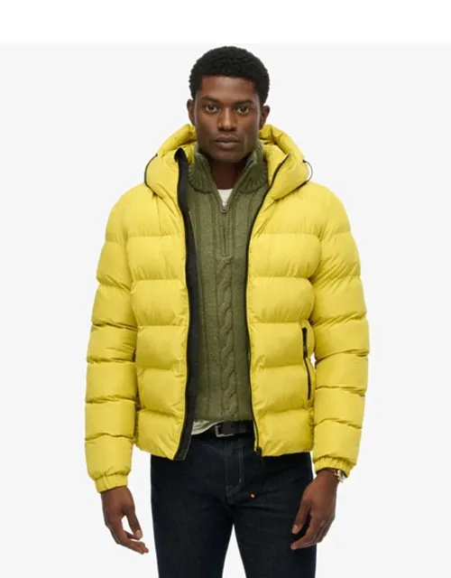 Hooded Sports Puffer Jacket