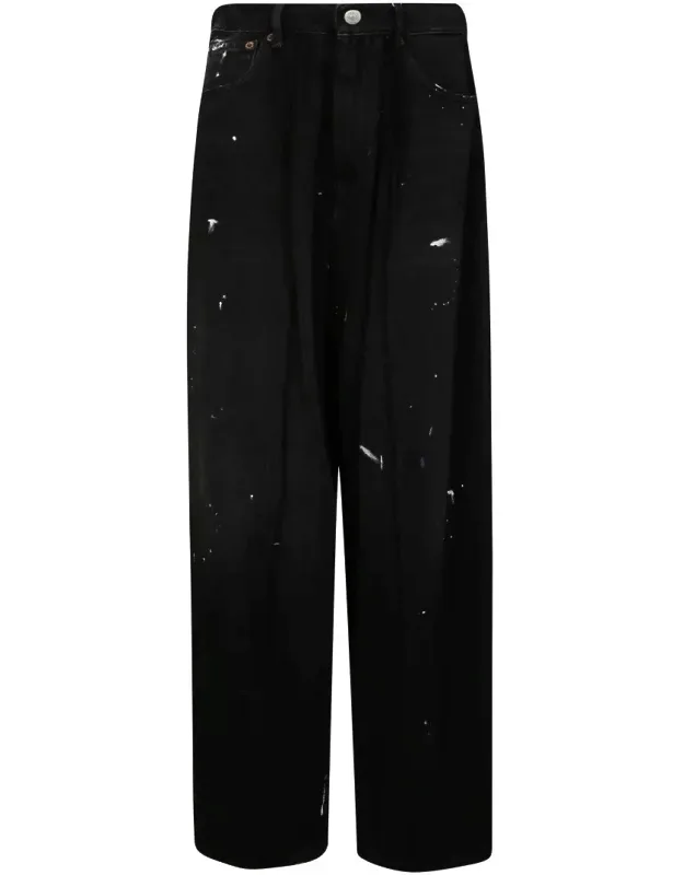 Relaxed Wide-leg Denim Jeans