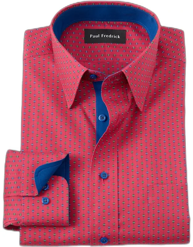 Tailored Fit Comfort Stretch Non-iron Novelty Dress Shirt