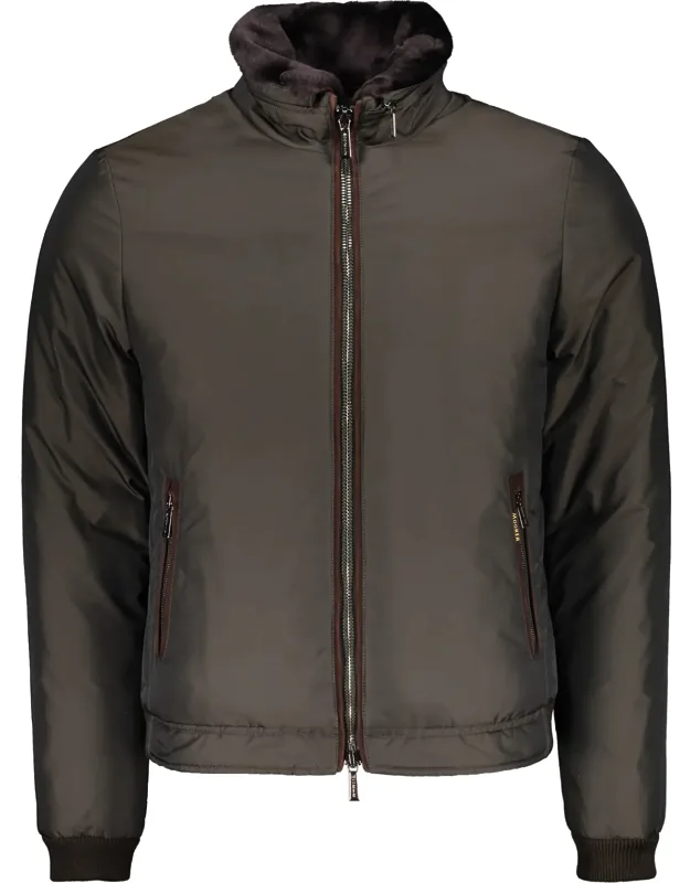 Modern Lightweight Jacket With Zip And Collar