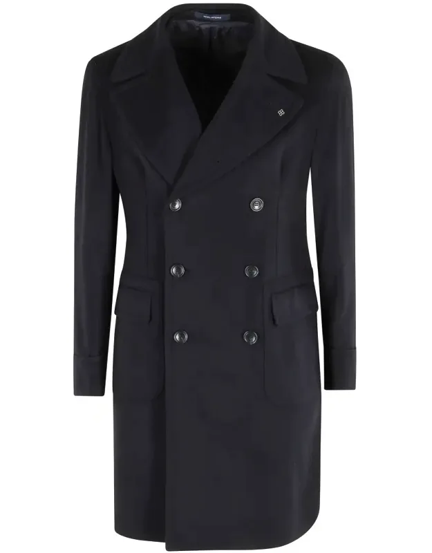 Knee-length Double-breasted Coat