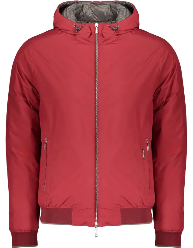 Down Jacket With Zipper And Hood