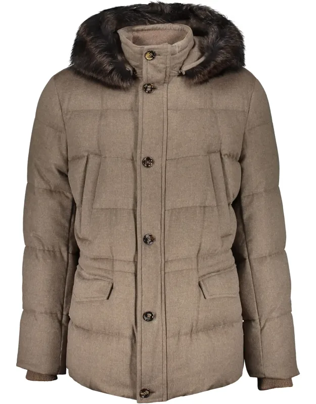 Down Jacket With Hood