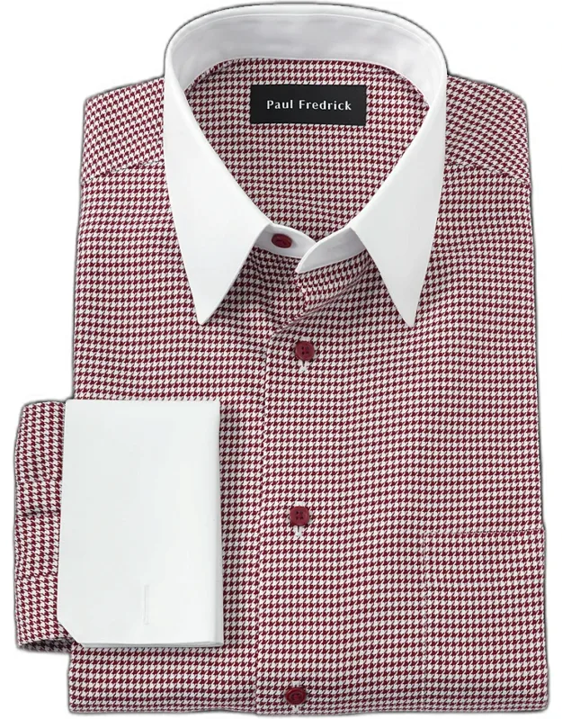 Comfort Stretch Non-iron Check Dress Shirt