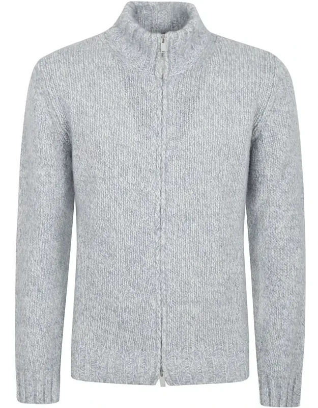 Mouliné Yarn Turtleneck Sweater