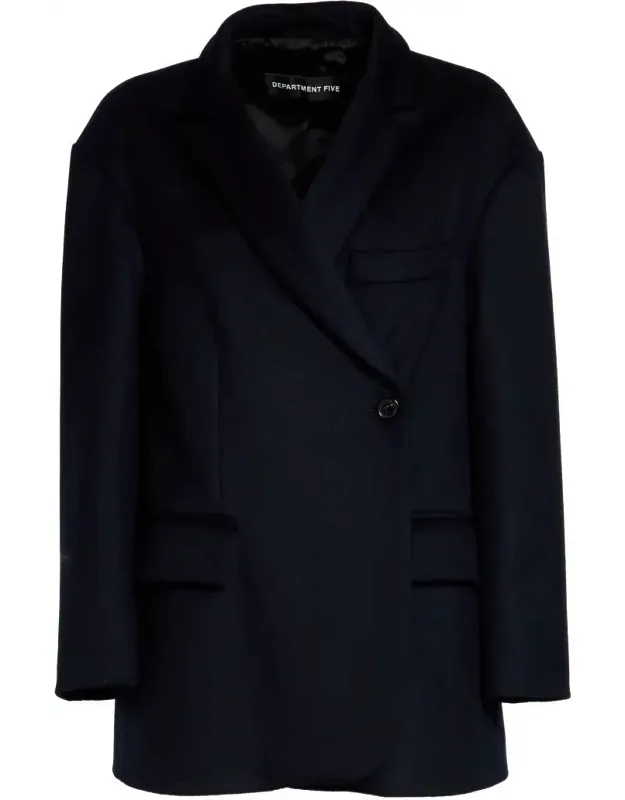 Pea Coat In Woolen Cloth